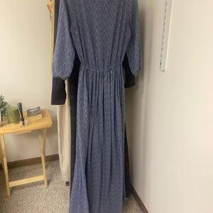 Elegant Blue Maxi Dress